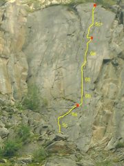 il tracciato della via