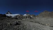 Il col Bassac Derè e la Becca Traversiere