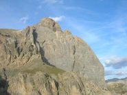 La Tete d'Aval dal percorso di discesa