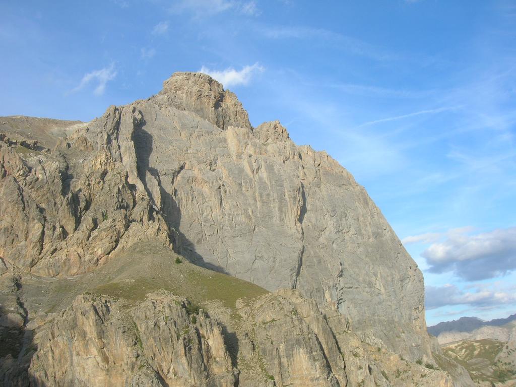 La Tete d'Aval dal percorso di discesa