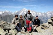 noi sulla cima nord