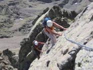 Il tratto di catene sulle placche dopo la forcella