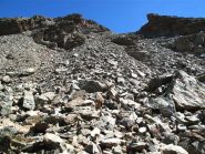 L'insellatura a cui abbiamo puntato 