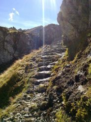 salita al col di nana, decisamente poco ciclabile...