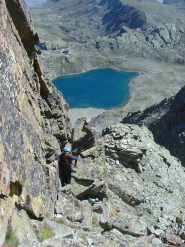 beppe verso la cima di L8