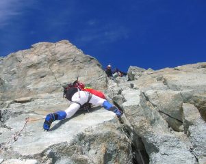 il passaggio più impegnativo, in spaccata