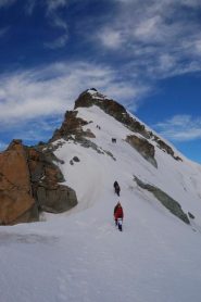 la parte più impegnativa della cresta