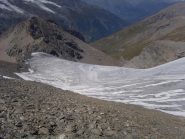 15 - scivolo del ghiacciaio della Sassiere verso valle