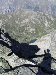 il lago di Arpy dalla vetta