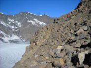 Salendo al Col Bassac Déré a lato della Glairetta