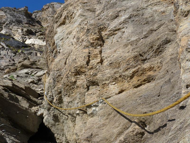 parte del percorso attrezzato per il colle della losa