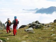 è ora di rientrare... le nuvole sottostanti non promettono niente di buono