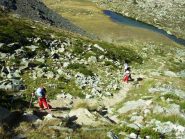 oltre il lago giasset la salita si fa dura
