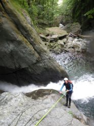 Aldo su una delle varie calate