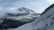 La vetta vista dal Rifugio Forcella Pordoi