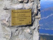 Targa a Giacomo Scaccabarozzi