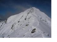 All'inizio della traversata di cresta...