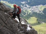 il traverso sotto la caverna