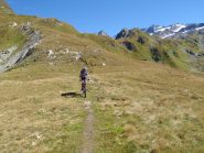 in discesa nella unteralp