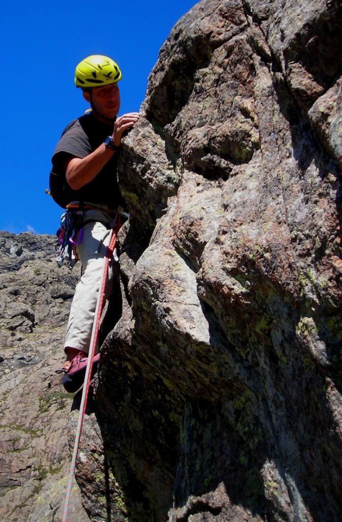 block all'uscita dello speroncino sospeso 6a