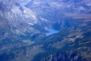 Dalla cima del Cistella il lago di Devero