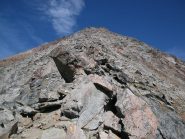 Cresta finale dal colle dei Trois Capucins