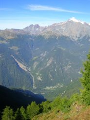 La val Dagua, il Disgrazia e i Corni Bruciati