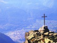 La croce del Monte Foppa sopra Sondrio