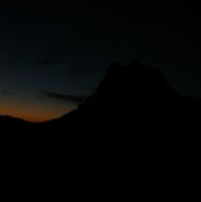  All'alba al colle DEsischie prima del colle Valcavera