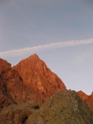 primo sole sulla parete nord