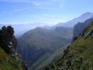 Punta del VanAlto vallone di Roaschia visto scendendo dalla Spalla Est Van