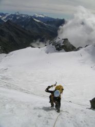 Ultimo tratto prima della calotta