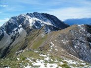 La cresta vista dalla vetta
