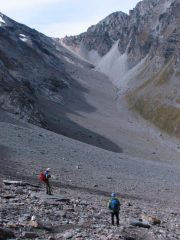 scendendo al bivacco