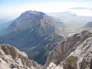Dalla vetta, panorama su Campo Imperatore