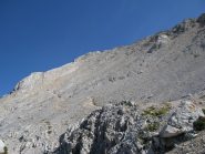 Il tratto finale della salita