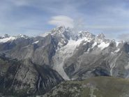 panorama sul gruppo del Bianco dalla vetta