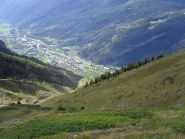 vista sul dislivello effettuato in due ore...