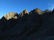 La catena della Madre di Dio al mattino salendo