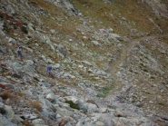 discesa dal Colle della Seccia