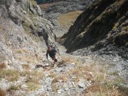 faticosamente verso il Col di Coi