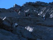 Discesa sul tratto finale