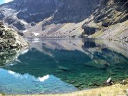 Il bellissimo lago soprano della Sella