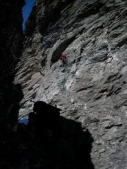  il salto finale è verticale ma non difficile
