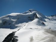 Allalinhorn,a sx la cresta percorsa