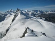 Sullo sfondo il Rosa