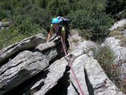 Antonella lungo la via
