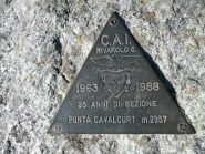 Targhetta Cavalcurt