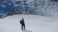 Stelvio nella parte alta del ghiacciaio di Percia (26-9-2010)