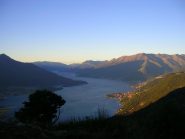 I monti lariani vestiti dai primi raggi del pianeta